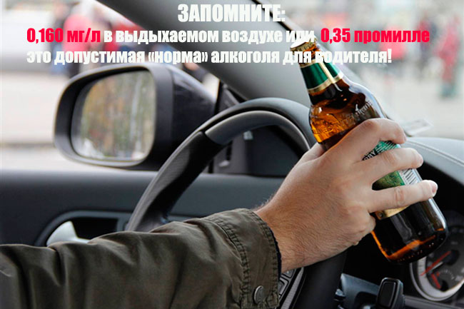 Сколько можно пить за рулем